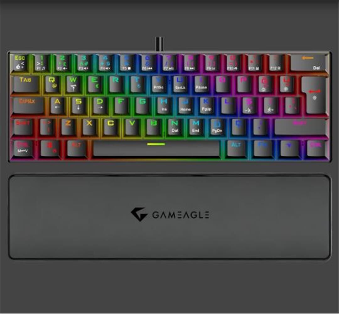 Gameagle Helios GE2020 RGB Kablolu Türkçe Layout Mekanik Siyah Oyuncu Klavyesi