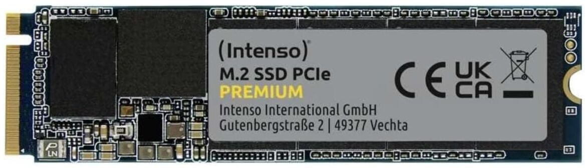 INTENSO 250GB M.2 NVMe Gen3 SSD 2100/1100MB/s (3835440)