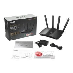 ASUS RT-BE58U WiFi BE3600 2400Mbps Dual-Band Router, AiMesh ve AiProtection Destekli