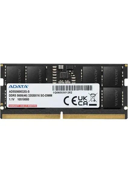 Adata NTB DDR5 32GB 5600MHz AD5S560032G-S