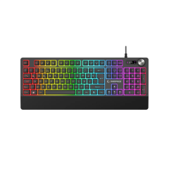 RAMPAGE KM-9858 JAZZY V2 Usb RGB Aydınlatmalı Q 12800 DPI Gaming Klavye Mouse