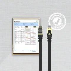 UNITEK CAT7 Patch Kablo 15MT Flat 10GBPS C1897BK‑15M Cat 7 SSTP RJ45 (8P8C) Çift Ekranlı (SSTP) 500 MHz 10 Gbps Flat Patch Kablo Siyah