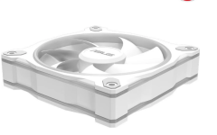 ASUS Prime MR120 ARGB White 120mm RGB Beyaz Kasa Fanı PWM Sessiz Soğutma Fanı 4-Pin ARGB 5V
