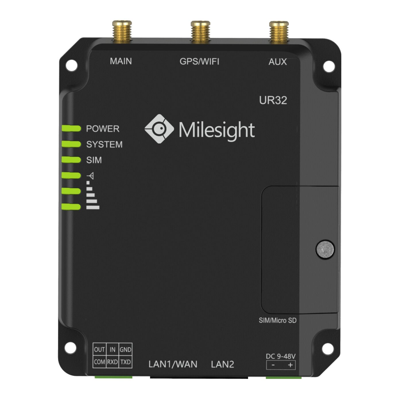 Milesight UR32-L04EU-G Endüstriyel 4G LTE Router (GPS Destekli)