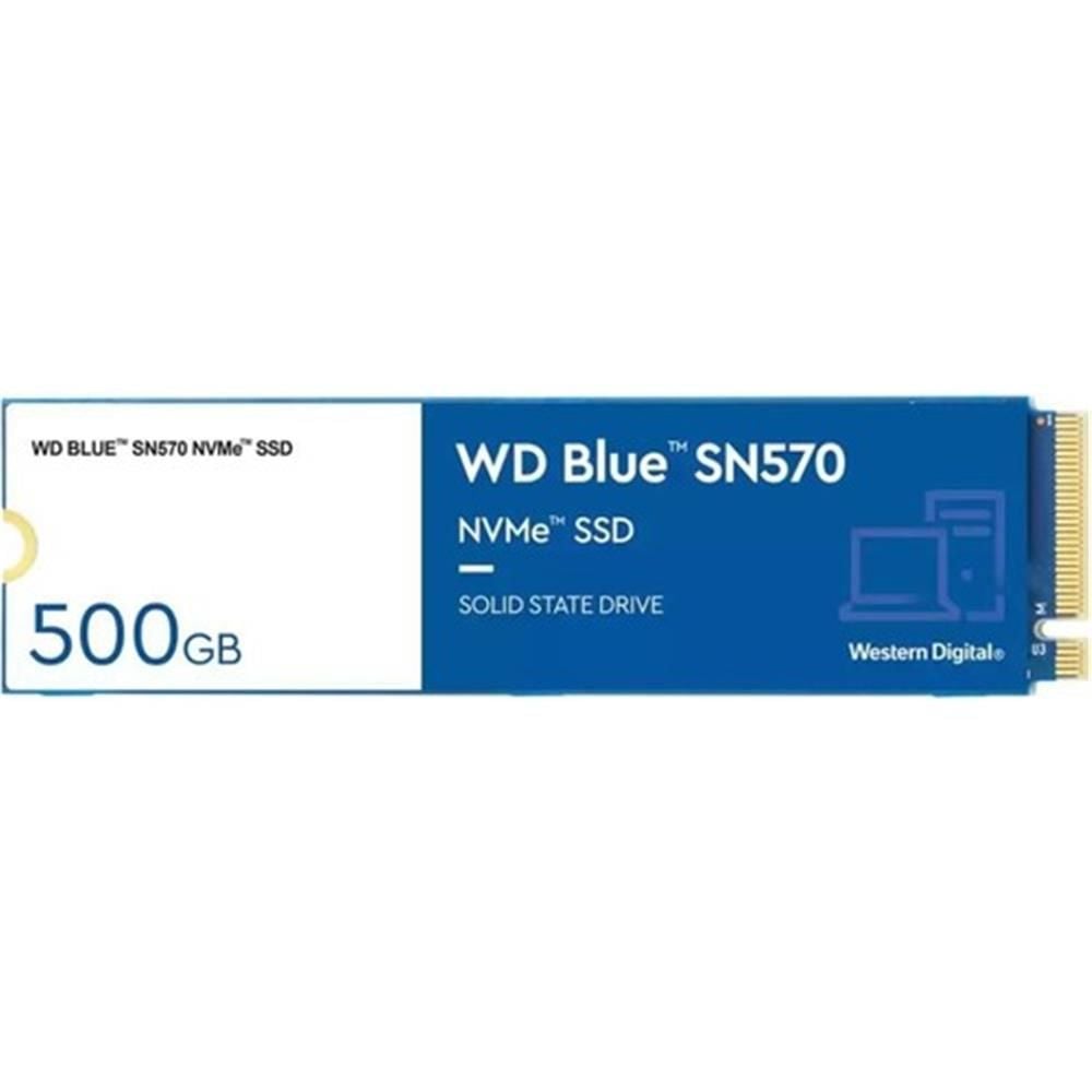 WD 500GB Blue SN570 WDS500G3B0C M.2 2280 NVMe SSD (3500MB Okuma - 2300MB Yazma)