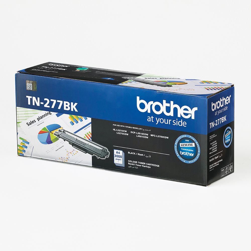 Brother TN-277BK Siyah (Black) Yüksek Kapasiteli Orijinal Toner Kartuşu