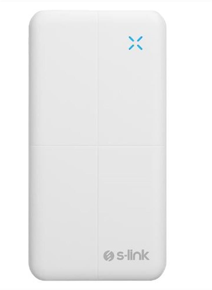 S-link IP-G12N 10000mAh Micro USB + Type-C Giriş/Çıkış Beyaz Taşınabilir Pil Şarj Cihazı Powerbank