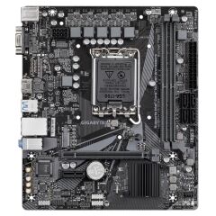 GIGABYTE H610M‑H‑V3 DDR4 3200 MHz Dual‑Channel 64 GB 2×DIMM 1×VGA (D‑Sub) 1×HDMI (4K@60Hz, HDMI 2.1 / HDCP 2.3) 1×M.2 PCIe 3.0 ×4 4×SATA III Realtek GbE LAN USB 3.2 Gen 1 Anakart (12., 13. ve 14. Nesil Intel İşlemci Uyumlu)