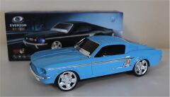 EVERTON RT-1953  Mavi (Blue) Arabalı  Bluetooth Fm-Usb-Tf-Aux Şarjlı Nostaljik Radyo