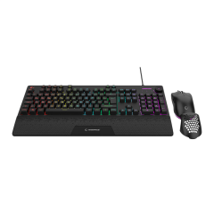 RAMPAGE ECLIPSE Siyah Usb RGB Aydınlatmalı Q Gaming Oyuncu Klavye Mouse Set