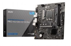 MSI PRO H610M‑G DDR4 3200 MHz 1xVGA 1xHDMI 1xDisplayPort 1xM.2 USB 3.2 Gen‑1 mATX LGA 1700 Anakart (Intel H610, 12./13./14. Nesil Core/Pentium/Celeron Uyumlu)