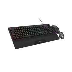 RAMPAGE ECLIPSE Siyah Usb RGB Aydınlatmalı Q Gaming Oyuncu Klavye Mouse Set