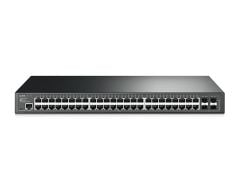 Omada TP‑Link TL‑SG3452X 48-Port Gigabit Yönetilebilir Switch, 4-Port 10G SFP+ ve 10/100/1000 Mbps Ethernet