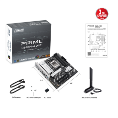 ASUS PRIME B840M-K AMD B840 AM5 DDR5 8000 2xM2 USB3.2 AURA RGB 2.5Gbit LAN mATX