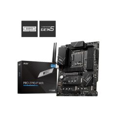 MSI PRO Z790‑P WIFI Intel Z790 ATX LGA 1700 Anakart, 4×DDR5 7000 MHz (OC), 4×M.2 PCIe 4.0 x4, 6×SATA III, 1×HDMI 2.1, 1×DisplayPort 1.4, USB 3.2 Gen 2x2 Type‑C/A, Wi‑Fi 6E & Bluetooth 5.2, Intel 2.5 Gb LAN (12./13./14. Nesil Intel Uyumlu)