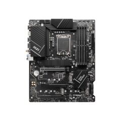 MSI PRO Z790‑P WIFI Intel Z790 ATX LGA 1700 Anakart, 4×DDR5 7000 MHz (OC), 4×M.2 PCIe 4.0 x4, 6×SATA III, 1×HDMI 2.1, 1×DisplayPort 1.4, USB 3.2 Gen 2x2 Type‑C/A, Wi‑Fi 6E & Bluetooth 5.2, Intel 2.5 Gb LAN (12./13./14. Nesil Intel Uyumlu)