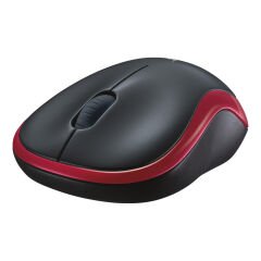 Logitech M185 2.4 GHz Kablosuz Optik Mouse - Kırmızı/Gri (910-002237)