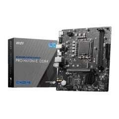 MSI PRO H610M‑E DDR4 3200 MHz Micro‑ATX 1700P Soket Anakart – 1×VGA, 1×HDMI, 1×M.2, USB 3.2 – 12./13./14. Nesil Intel Uyumlu