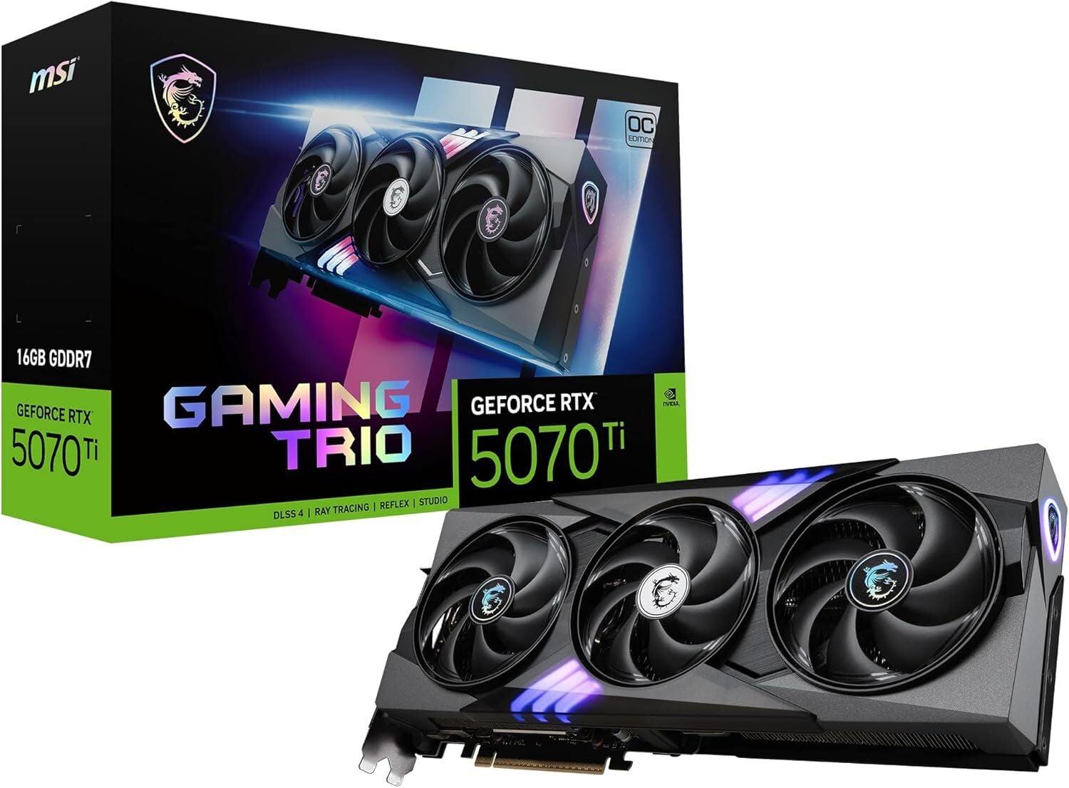 Msi GeForce RTX5070TI 16G GAMING TRIO OC Ekran Kartı