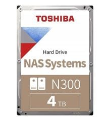 Toshiba N300 MN10ADA400ES 4TB 7200 RPM 512 MB SATA III 3.5″ NAS Sabit Disk (Toshiba N300 Serisi, 24/7 RAID Uyumlu)