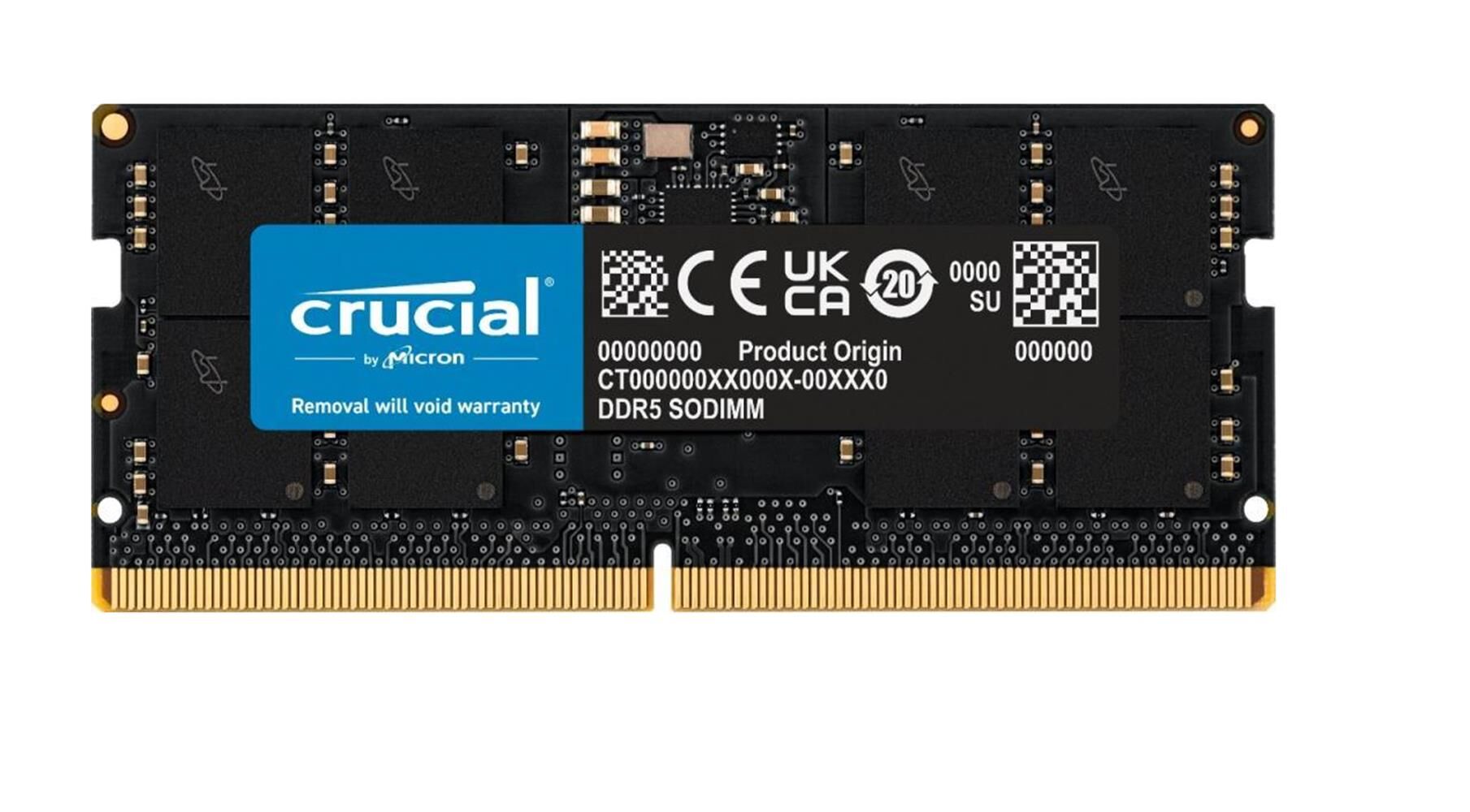 Crucial Basics 16GB 4800MHz DDR5 CL40 SODIMM Notebook Bellek - CB16GS4800E