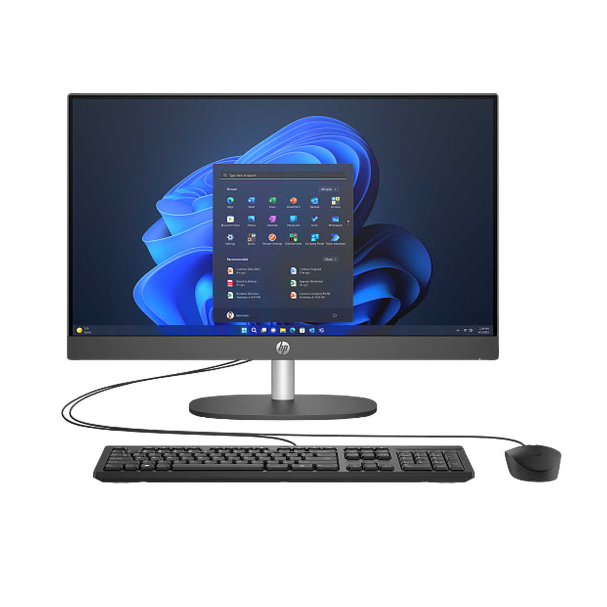 HP ProOne 240 G10 23.8'' Ultra 5-125U 16GB 512SSD FDOS Siyah AIO PC