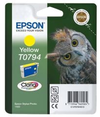 Epson T0794 Yellow (Sarı) Claria Photographic Orijinal Mürekkep Kartuşu (T079440)