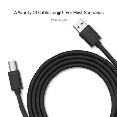 Unitek USB-A to USB-B Yazıcı Kablosu 3 Metre (Y-C420GBK)