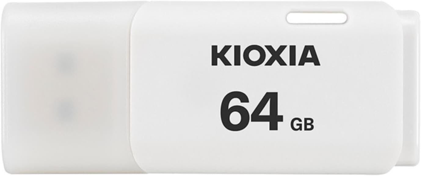 64GB USB2.0 KIOXIA BEYAZ USB BELLEK LU202W064GG4