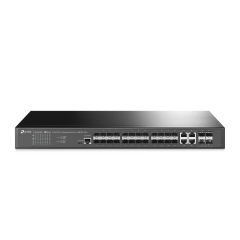 Omada TP‑Link TL‑SG3428XF 20×1 Gbps SFP + 4×1 Gbps SFP/RJ45 Combo + 4×10 Gbps SFP+ 128 Gbps L2+ Yönetilebilir Switch (Cloud/On‑Premise SDN, Statik Yönlendirme, VLAN, ACL, QoS, 5 Yıl Garanti)