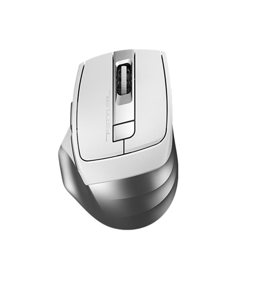 A4 Tech Fstyler FB35S Çift Modlu Sessiz Kablosuz Optik Mouse - Beyaz (2000 DPI)