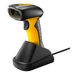 PERKON TIGER RS52 2D Kablosuz Bluetooth Barkod Okuyucu + Cradle ile USB Şarj İstasyonu, Karekod ve Barkod Okuma Özellikli