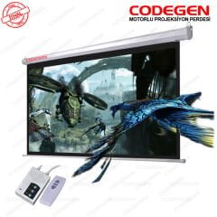 Codegen EX-30 300x225 cm Uzaktan Kumandalı Motorlu Projeksiyon Perdesi
