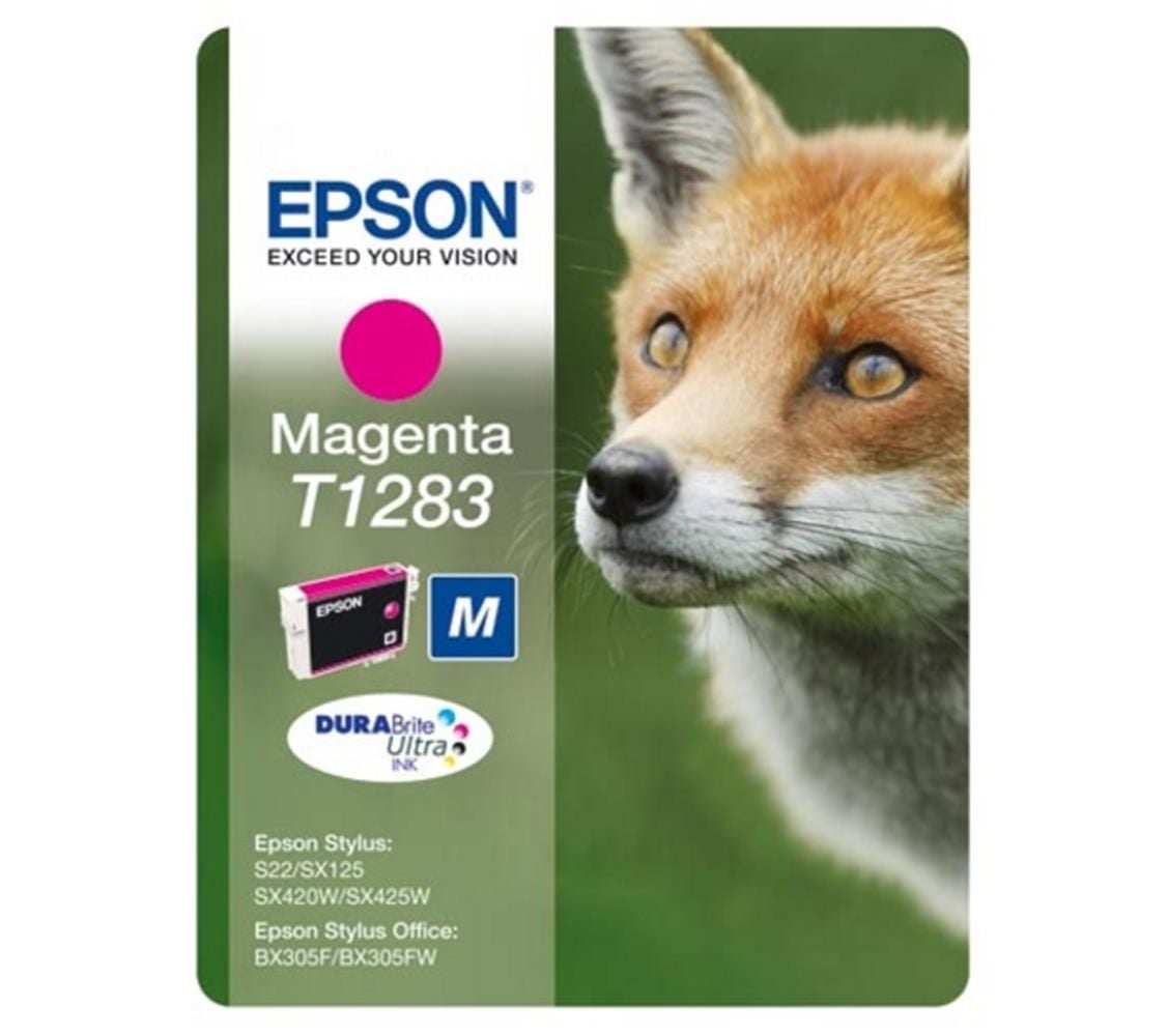 Epson T1283 Magenta (Kırmızı) Orijinal Mürekkep Kartuşu (DURABrite Ultra)