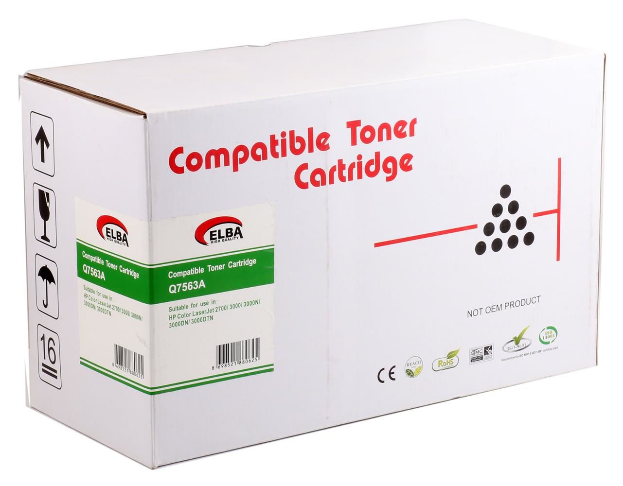 HP Color LaserJet 2700 / 3000 Serisi Uyumlu Macenta (Magenta) Muadil Toner (3.500 Sayfa)