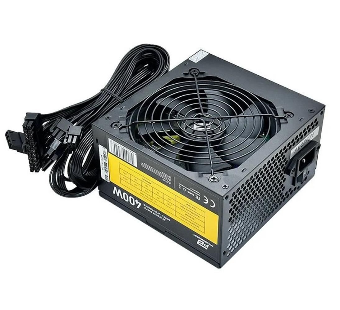 PowerBoost 400W PB400LR 12cm Siyah Fanlı ATX Güç Kaynağı (1x 6-Pin PCI-E) - Retail Box