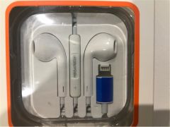 Megatech MG-02 iPhone 7/8/X/11/12/13 Uyumlu Lightning Konnektörlü Mikrofonlu Kulak İçi Kulaklık