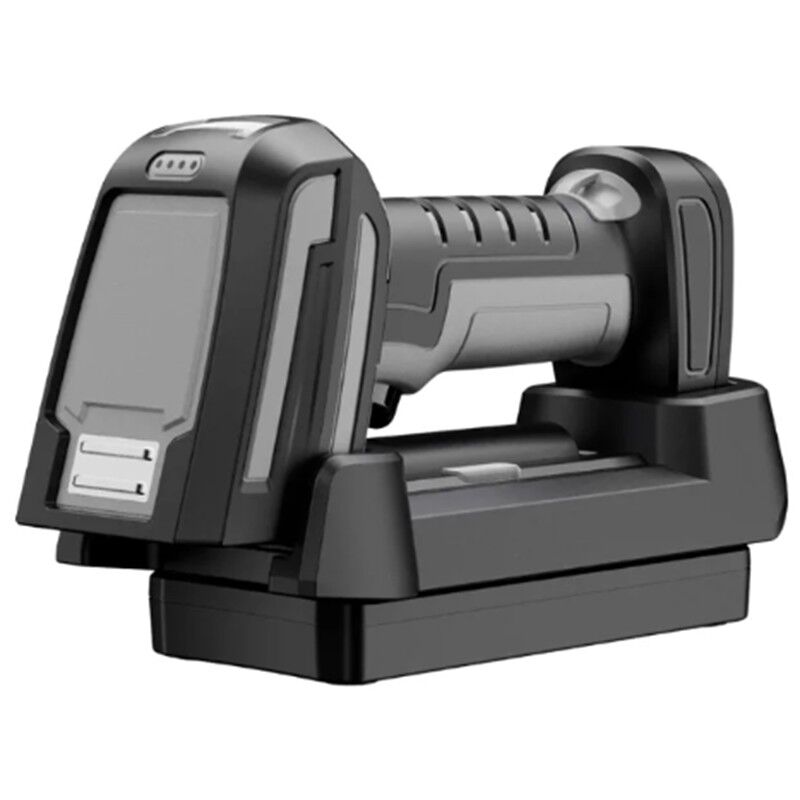 PERKON TIGER RS56 2D Endüstriyel Kablosuz Barkod Okuyucu – 2.4GHz 300M, Bluetooth, USB Kablo, IP67 Dayanıklılık, Cradle Dahil