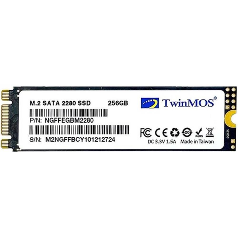 TwinMOS 256GB NGFFEGBM2280 M.2 2280 SATA3 SSD (580MB/s Okuma - 550MB/s Yazma) 3D NAND