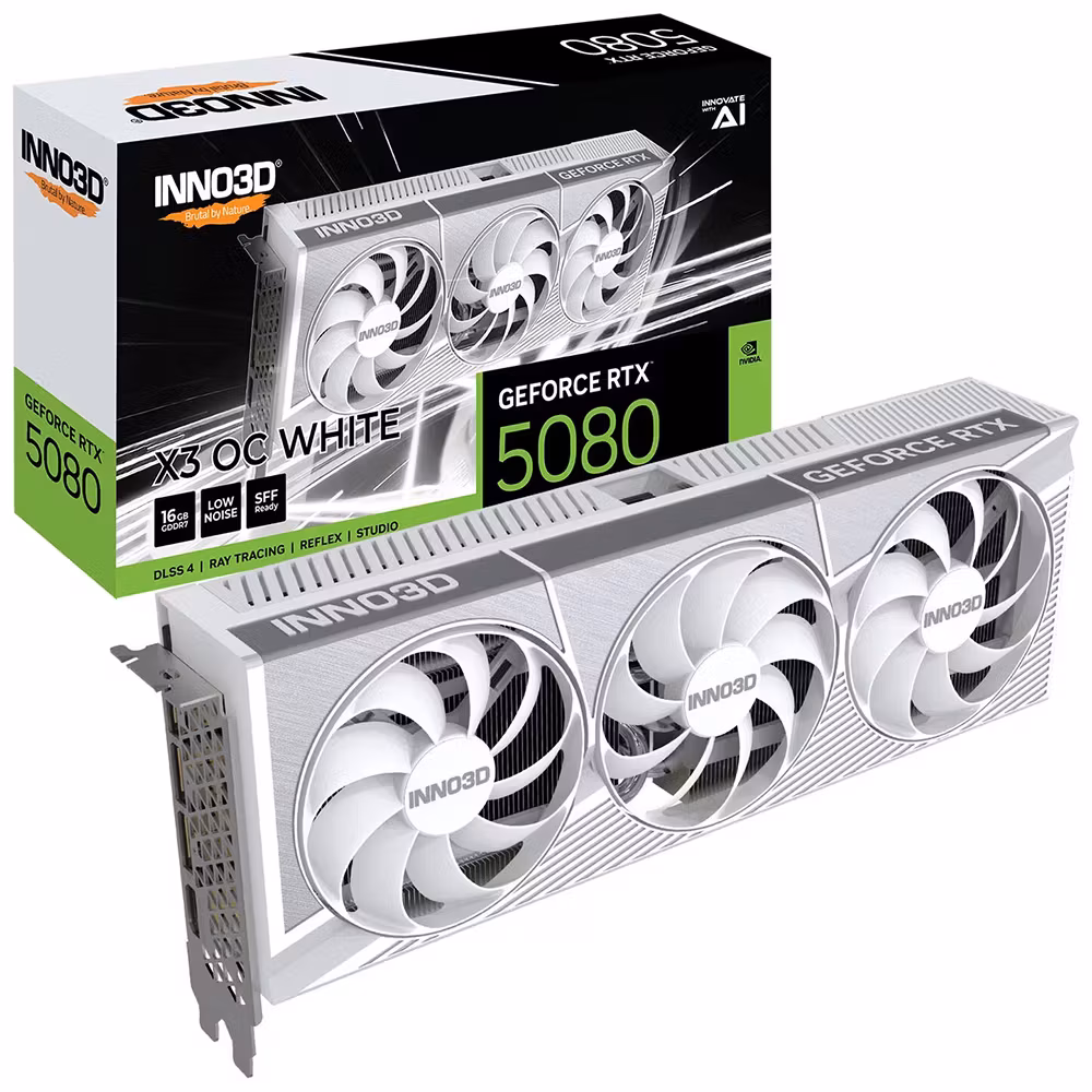 Inno3D RTX5080 x3 OC 16GB White 256Bit GDDR7
