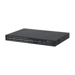 Dahua PFS4226-24ET-240 24 Port 24x Fast Ethernet PoE + 2x Gigabit Ethernet + 2x SFP Yönetilebilir 240W PoE Switch