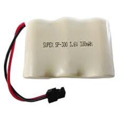 Supex SP-600-Ni 3.6V 600mAh 3’lü Telsiz Telefon Ni-Cd Şarjlı Pil Takımı