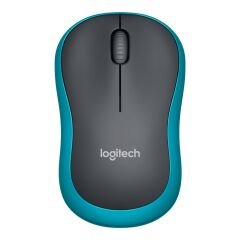 Logitech M185 2.4 GHz Kablosuz Optik Mouse - Mavi/Gri (910-002236)