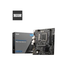 MSI PRO H610M‑G DDR5 5600 MHz Intel H610 mATX LGA 1700 Anakart, 2 DIMM DDR5‑5600 OC 96GB, VGA‑HDMI‑DisplayPort, M.2 Gen3 x4, USB 3.2, Intel 12./13./14. Nesil Uyumlu