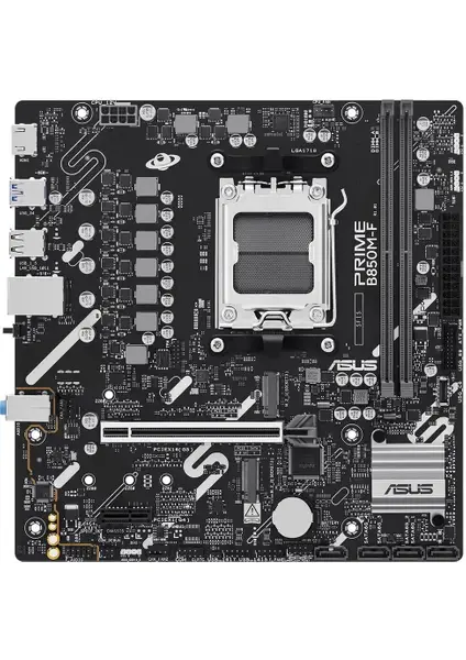 ASUS PRIME B850M-F WIFI AMD AM5 DDR5 8200 DP HDMI 2xM2 mATX