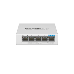 KEENETIC Switch 5 4GE PoE+ Port (60W), 1GE Uplink Desktop Switch
