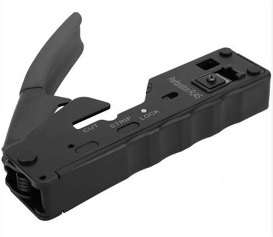 Seenergy SE-3864B Çok Fonksiyonlu RJ45 Cat5/Cat6/Cat7 Ethernet Kablo Çakma, Kesme ve Soyma Pensesi