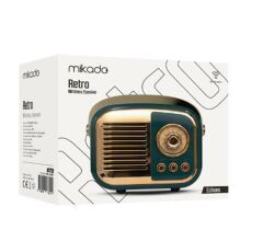 Mikado MD-24BT Echoes 3W 800mAh Yeşil Taşınabilir Bluetooth/USB/TF Kart Destekli Retro Müzik Kutusu