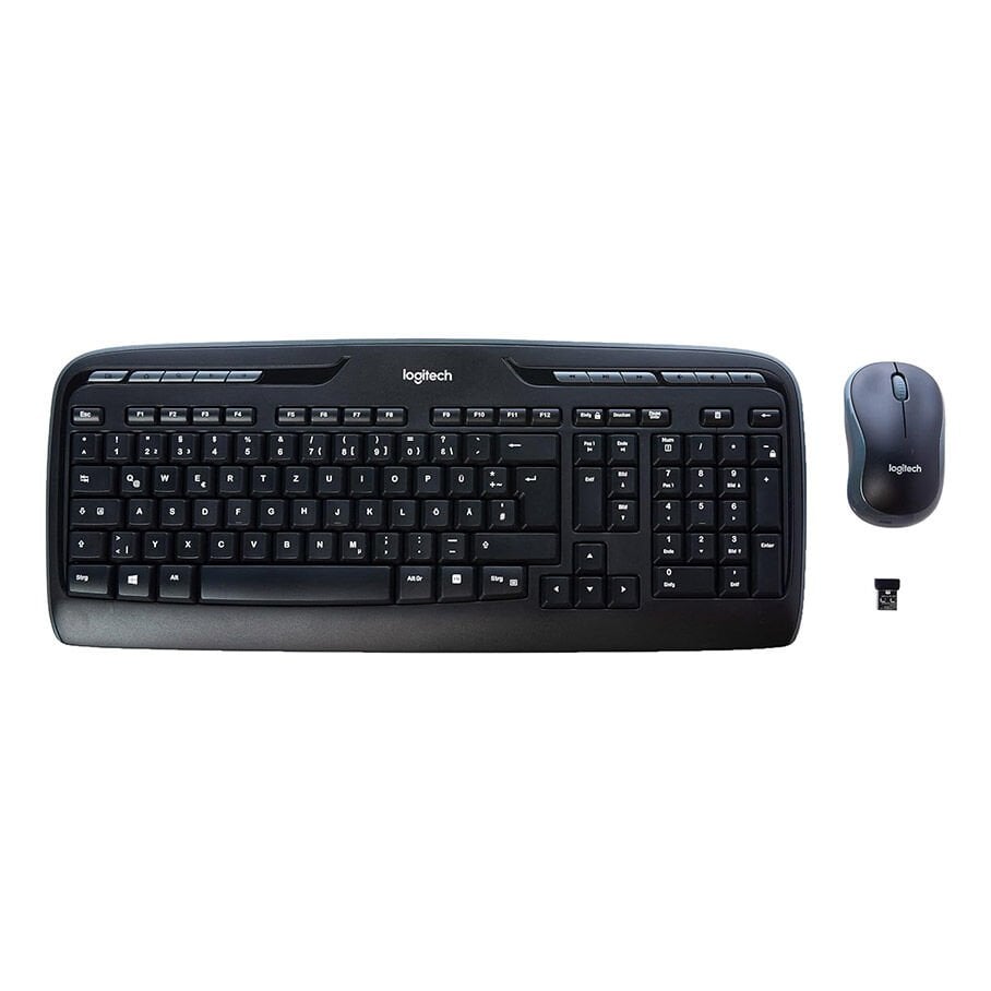 LOGITECH MK330 Kablosuz Klavye Mouse MM Set Siyah (920-003988)