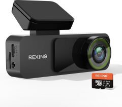 Rexing V1 Lite 2K 1440p Quad HD WiFi Süper Kapasitörlü Araç Kamerası + 32GB SD Kart